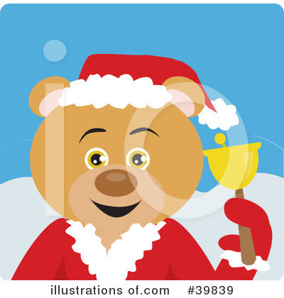 Teddy Bear Character Clipart #39839 by Dennis Holmes Designs
