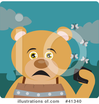 Bear Character Clipart #41340 by Dennis Holmes Designs