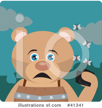 Royalty-Free (RF) Bear Clipart Illustration by Dennis Holmes Designs - Stock Sample #41341