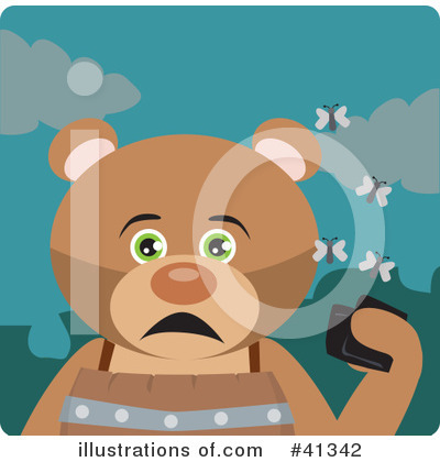 Royalty-Free (RF) Bear Clipart Illustration by Dennis Holmes Designs - Stock Sample #41342