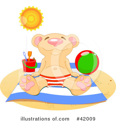 Royalty-Free (RF) Bear Clipart Illustration by Pushkin - Stock Sample #42009