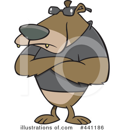 Royalty-Free (RF) Bear Clipart Illustration by toonaday - Stock Sample #441186