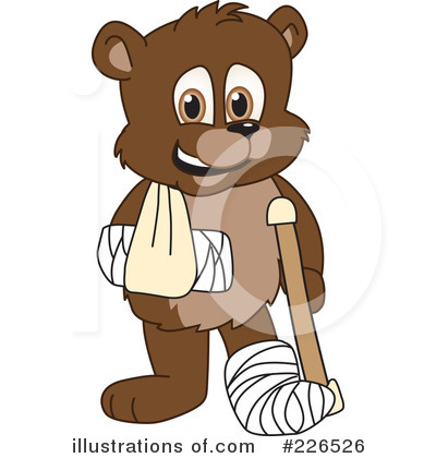 Royalty-Free (RF) Bear Mascot Clipart Illustration by Mascot Junction - Stock Sample #226526