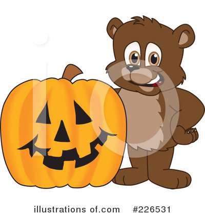Royalty-Free (RF) Bear Mascot Clipart Illustration by Mascot Junction - Stock Sample #226531