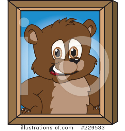 Royalty-Free (RF) Bear Mascot Clipart Illustration by Mascot Junction - Stock Sample #226533