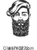 Beard Clipart #1740272 by Vector Tradition SM