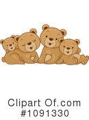 Bears Clipart #1091330 by BNP Design Studio