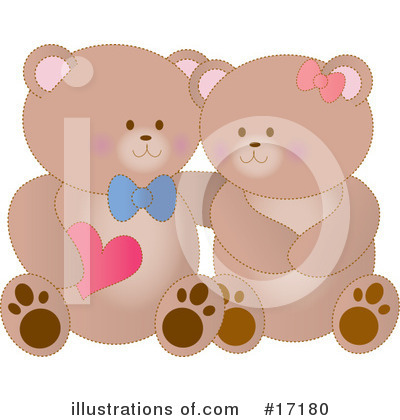 Teddy Bears Clipart #17180 by Maria Bell