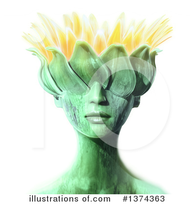Flower Girl Clipart #1374363 by Leo Blanchette
