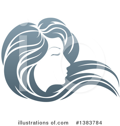 Hairstyle Clipart #1383784 by AtStockIllustration