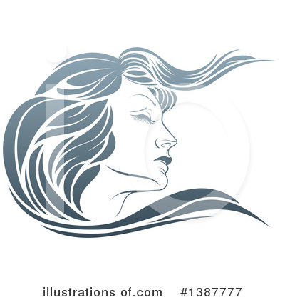 Hairstyle Clipart #1387777 by AtStockIllustration