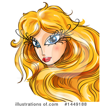Royalty-Free (RF) Beauty Clipart Illustration by Domenico Condello - Stock Sample #1449188