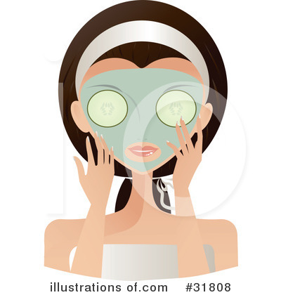 Facial Mask Clipart #31808 by Melisende Vector