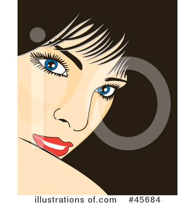 Royalty-Free (RF) Beauty Clipart Illustration by pauloribau - Stock Sample #45684
