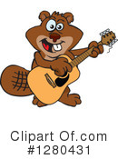 Beaver Clipart #1280431 by Dennis Holmes Designs