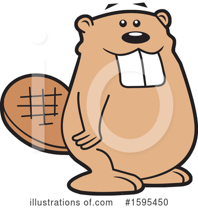 Royalty-Free (RF) Beaver Clipart Illustration by Johnny Sajem - Stock Sample #1595450