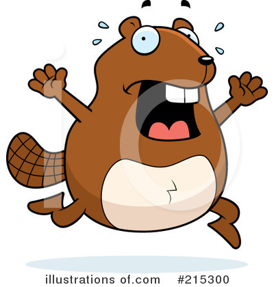 Royalty-Free (RF) Beaver Clipart Illustration by Cory Thoman - Stock Sample #215300