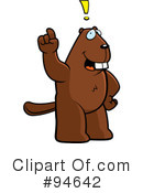 Beaver Clipart #94642 by Cory Thoman
