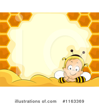 Royalty-Free (RF) Bee Baby Clipart Illustration by BNP Design Studio - Stock Sample #1163369