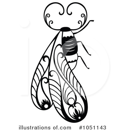 Bumble Bee Clipart #1051143 by Cherie Reve