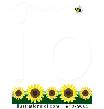 Sunflowers Clipart #1079865 by Maria Bell