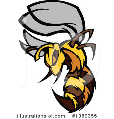 Bee Clipart #1089355 by Chromaco