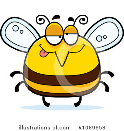 Royalty-Free (RF) Bee Clipart Illustration by Cory Thoman - Stock Sample #1089658