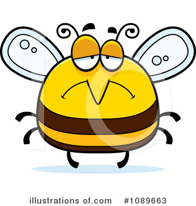 Royalty-Free (RF) Bee Clipart Illustration by Cory Thoman - Stock Sample #1089663