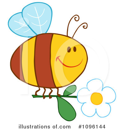 Bees Clipart #1096144 by Hit Toon
