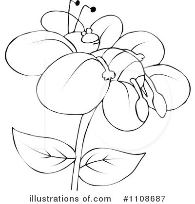 Royalty-Free (RF) Bee Clipart Illustration by djart - Stock Sample #1108687