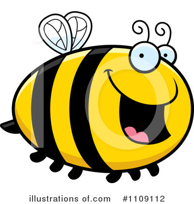 Royalty-Free (RF) Bee Clipart Illustration by Cory Thoman - Stock Sample #1109112