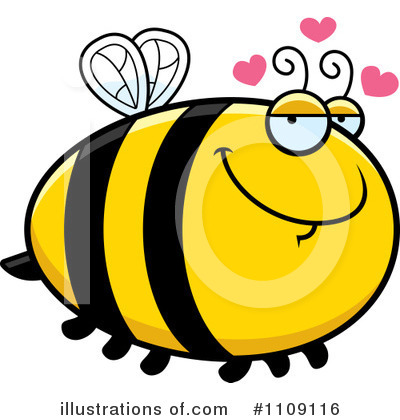 Royalty-Free (RF) Bee Clipart Illustration by Cory Thoman - Stock Sample #1109116