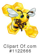 Bee Clipart #1122666 by AtStockIllustration