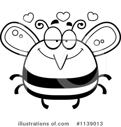 Royalty-Free (RF) Bee Clipart Illustration by Cory Thoman - Stock Sample #1139013