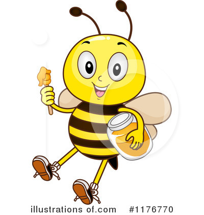 Royalty-Free (RF) Bee Clipart Illustration by BNP Design Studio - Stock Sample #1176770