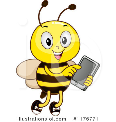 Royalty-Free (RF) Bee Clipart Illustration by BNP Design Studio - Stock Sample #1176771
