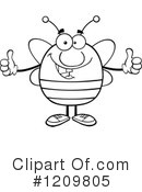 Bee Clipart #1209805 by Hit Toon