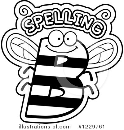 Royalty-Free (RF) Bee Clipart Illustration by Cory Thoman - Stock Sample #1229761