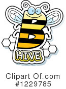 Bee Clipart #1229785 by Cory Thoman