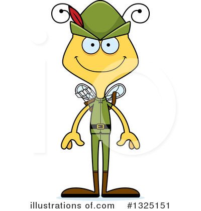 Royalty-Free (RF) Bee Clipart Illustration by Cory Thoman - Stock Sample #1325151