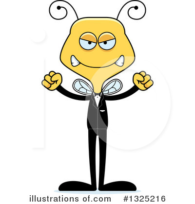 Royalty-Free (RF) Bee Clipart Illustration by Cory Thoman - Stock Sample #1325216