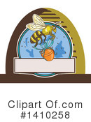 Bee Clipart #1410258 by patrimonio