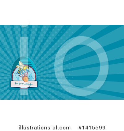 Royalty-Free (RF) Bee Clipart Illustration by patrimonio - Stock Sample #1415599