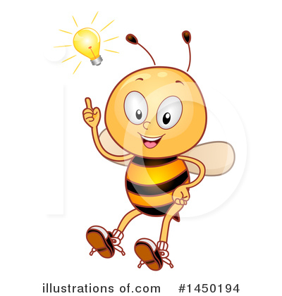 Royalty-Free (RF) Bee Clipart Illustration by BNP Design Studio - Stock Sample #1450194