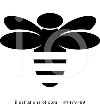 Royalty-Free (RF) Bee Clipart Illustration by Lal Perera - Stock Sample #1479789