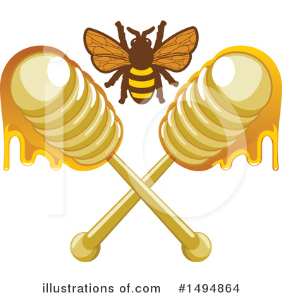 Bees Clipart #1494864 by Vector Tradition SM