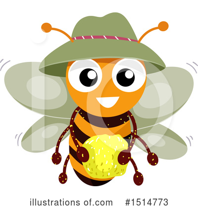 Bees Clipart #1514773 by BNP Design Studio