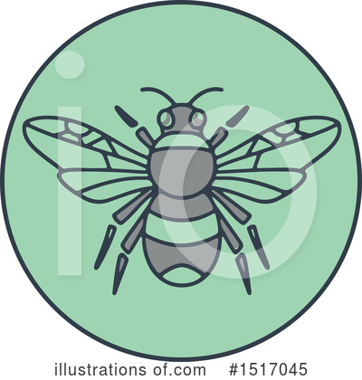 Bee Clipart #1517045 by patrimonio