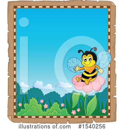 Royalty-Free (RF) Bee Clipart Illustration by visekart - Stock Sample #1540256