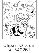 Bee Clipart #1540261 by visekart